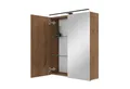 Planetmöbel Badezimmerspiegelschrank Spiegelschrank ARIA (Spiegelschrank Bad mit Beleuchtung und Steckdose, Badschrank mit Spiegel hängend)