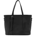 FredsBruder Reversible Wendeshopper Leder 37 cm  schwarz