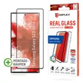 Displex Real Glass, Full Cover Panzerglas + Handyhülle (1 Stk., Samsung Galaxy S23 Ultra) (01780)