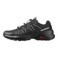 Salomon Speedcross Peak Herren Trail-Laufschuhe, Präzise Passform, Geländegängiger Schutz, Aktiver Grip, Black, 48