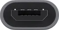 Goobay USB 2.0 Hi-Speed Adapter , Grau, Grau - USB-C-Buchse > USB 2.0 Micro-Stecker (Typ B) (55553)