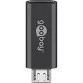 Goobay - 55553 Geschlechtsumwandler De Für Cable Usb Micro B Usb C Grau