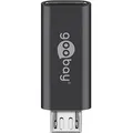 Goobay USB-micro naar USB-C adapter zwart - 9550415