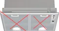 Bosch DHL 555BL LED Inox Inselhaube 3 Geschwindigkeiten
