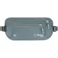 Boxiki Reise Geldgürtel, RFID-Block, für Pass, Brieftasche, Telefon, uni, grau, ideal für Reisen, sicher und praktisch.