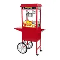 Royal Catering Popcornmaschine Popcorn Maker Pop-Corn Automat mit Wagen Rot Inkl. Zubehör