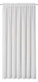 ELBERSDRUCKE Vorhang Vorhang mit Tunnelzug Spume weiß Uni einfarbig 255x200cm (1 St), Stangendurchzug, halbtransparent, Polyester, LxB: 255x200 cm, einfarbig, modern
