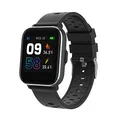 Denver SW-164BLACK, Bluetooth-Smartwatch, Messung von Körpertemperatur, Blutsauerstoff und Herzfrequenz, Sportaktivitätstracker, kompatibel mit iOS und Android., One Size