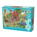 Herausgegeben von COBBLE HILL PUZZLES | Verrückter Bauernhof 350 Teile | Spiel
