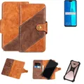 Handy-Hülle für Huawei Y9 (2019) Wallet Case Cover Smarthphone Braun