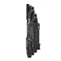 Schneider Electric | RSL1PRBU - Schmales Schnittstellenrelais Steckrelais Interface-Relais RSL im Sockel, 1 W, 6 A, LED, Federzug, 24 VAC/DC - 6.2 x 78.6 x 101 mm Anthrazit (matt)