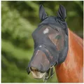 Waldhausen Fliegenmasken Waldhausen Fliegenmaske Premium mit Ohren-u.Nasenschutz schwarz Pony