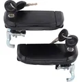 Türgriffe VW Transporter T4 außen Schwarz Pull Handle Metall