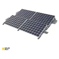 SOLAR ALLin Flachdach PV Montagesystem für Solaranlagen mit 4 Modulen, Süd & Ost/West Ausrichtung (10°)