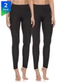 Merry Style Leggings Damen Hosen aus Baumwolle MS10-198 (2-tlg) elastischer Bund, eng
