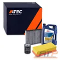 INSPEKTIONSPAKET FILTERSATZ SET 5L EUROLUB 10W-40 FÜR MITSUBISHI COLT CZC 1.5