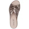 Caprice Damen Pantolette Leder sportlich gekreuzte Riemen Keilabsatz 9-27202-42, Größe:36 EU, Farbe:Braun - Braun - 36