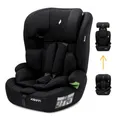 Osann Resa Kindersitz 76–150 cm, mitwachsender i-Size Kinderautositz ab 1 Jahr, ohne Isofix, mit 5-Punkt-Gurt bis 105 cm, 14-fach höhenverstellbare Kopfstütze, Black