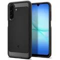 Spigen für Samsung Galaxy A17 4G/5G Hülle [Fallschutz in Militärqualität, Karbonfaser Akzente] Rugged Armor Handyhülle case -Matte Black