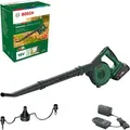 Akku-Laubbläser Universal LeafBlower 18V-130, 18Volt grün/schwarz, Li-Ionen Akku 2,5Ah, POWER FOR ALL ALLIANCE