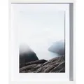 Fotorahmen Iceland, Weiß, Holz, Glas, 42x52x3 cm, Fsc, Bilder und Zubehör, Bilderrahmen, Bilderrahmen Holz