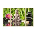 Schipper Malen nach Zahlen SPA Zeit für Dich! 80 x 50 cm Triptychon Bilder malen