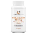 vitaworld Brokkoli-Extrakt 500 mg aus Brokkolisprossen, 50 mg Sulforaphan pro Kapsel, Mit 55 µg Selen pro Kapsel, Vegan, 100 Kapseln