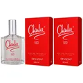 Revlon Charlie Red 2 x 100 ml Eau de Toilette EDT Set Damendft Damen Duft