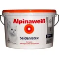 Alpina Seidenlatex Alpinaweiß 5 L Seidenglänzend Latexfarbe Innenfarbe