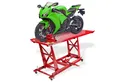 DEMA Motorradheber Hebebühne für Motorräder rot, bis 450kg, hydraulisch