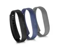 kwmobile kwmobile 3x Sportarmband kompatibel mit Fitbit Flex 2 - TPU Armband Smartwatch, 3-tlg., 3x Band für Fitbit Flex 2 - Silikon Fitnesstracker Ersatz Sportarmband