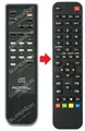 Ersatz Fernbedienung für Rotel RR-901