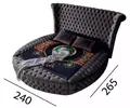 Bett Chesterfield Polsterbett Luxus Schlafzimmer Design Betten Textil Samt Neu