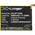 Ersatzakku - CS-VF710SL - Vodafone Smart V8 / Li3930T44P6h816437 - 3,85 Volt 3000mAh Li-Polymer