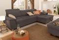 Home affaire Ecksofa Lyla fester Sitzkomfort, bequeme Armlehnen, Breite 279cm, L-Form, mit Recamiere, wahlweise mit Rückenfunktion und zusätzlich mit Bett