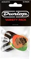 JIM DUNLOP Plektrum Variety Pack Akustikgitarre, 6 Stück, Ultex, tortex, Shell Celluloid, Nylon