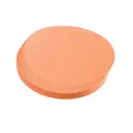 FRANKEN Moderationskarten Kreis groß, 195 mm, 500 Stück, Präsentationskarten ideal für Meetings, Trainings, Schulungen im Büro oder Hotel und Lehrer in der Schule, Metaplankarten, Orange, UMZ 20 05