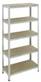 pro-bau-tec Schwerlastregal 180 x 90 x 40 cm 5 Holzböden 875 kg