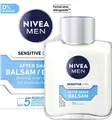 NIVEA Sensitive Cool, After-Shave-Balsam, Empflindliche Haut, 100 ml, Anti-Rötung, Kühlung, Feuchtigkeitsspendend, Beruhigend, Kamille, Aqua, Glycerin, Isopropyl Palmitate, Chamomilla Recutita Flower Extract, Bisabolol, Tocopheryl...
