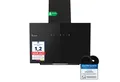 KKT KOLBE Wandhaube Dunstabzugshaube 60cm BASE6004S Dunstabzugshaube 60cm BASE6004S, Abzugshaube / Abluft / 60cm / Umluft / Schwarz / Gestensteuerung / LED