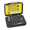 Stanley 1-13-907 1/4" Bit-Satz, 25 mm, Knarrenschlüssel, Steckschlüssel, 39 teil