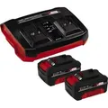 Einhell PXC-Starter-Kit 2x 4,0Ah & Twincharger Kit