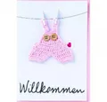 Räder Geburtstagskarten Design Karte Glückwunsch Baby Welcome Rosa