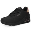 Skechers UNO Wedge - Hi Steps 177520-BBK, Women Sneakers, Black, 37 EU
