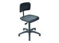 STIER Arbeitsstuhl mit Gleitern Sitzhöhe 440-630 mm PU-Sitz (904697)