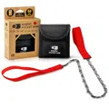 Nordic Pocket Saw Handkettensäge 65 cm - Original - Kompakte Handsäge mit Nylontasche für Wandern & Camping - Hand Kettensäge - Outdoor Säge Survival - Seilsäge Holz