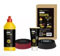 Farecla G360 STARTER SET KT3024 - Aluminiumoxid, Korund, 1000-1200, Automotive Paint Repair Kit, Kit, Schleif- und Polierset, Rot, Schwarz, Metall, Klarlack