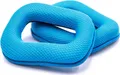 vhbw 2x Ohrpolster kompatibel mit Logitech G430, G930, F450, F430, G450, G35 Kopfhörer Headset, Polyurethan Blau