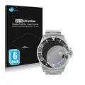 Savvies 6 Stück Schutzfolie für Rolex Sea-Dweller 43mm (Date) Displayschutz-Folie Ultra-Transparent