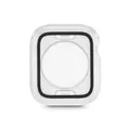 Hama Schutzhülle für Apple Watch 4/5/6/SE 1. Gen./SE 2. Gen./SE 3. Gen., 40mm (Rundum Displayschutz, Schutz für Apple Watch Glas, Kratzschutz Case, Hülle für Apple Watch Display) Transparent